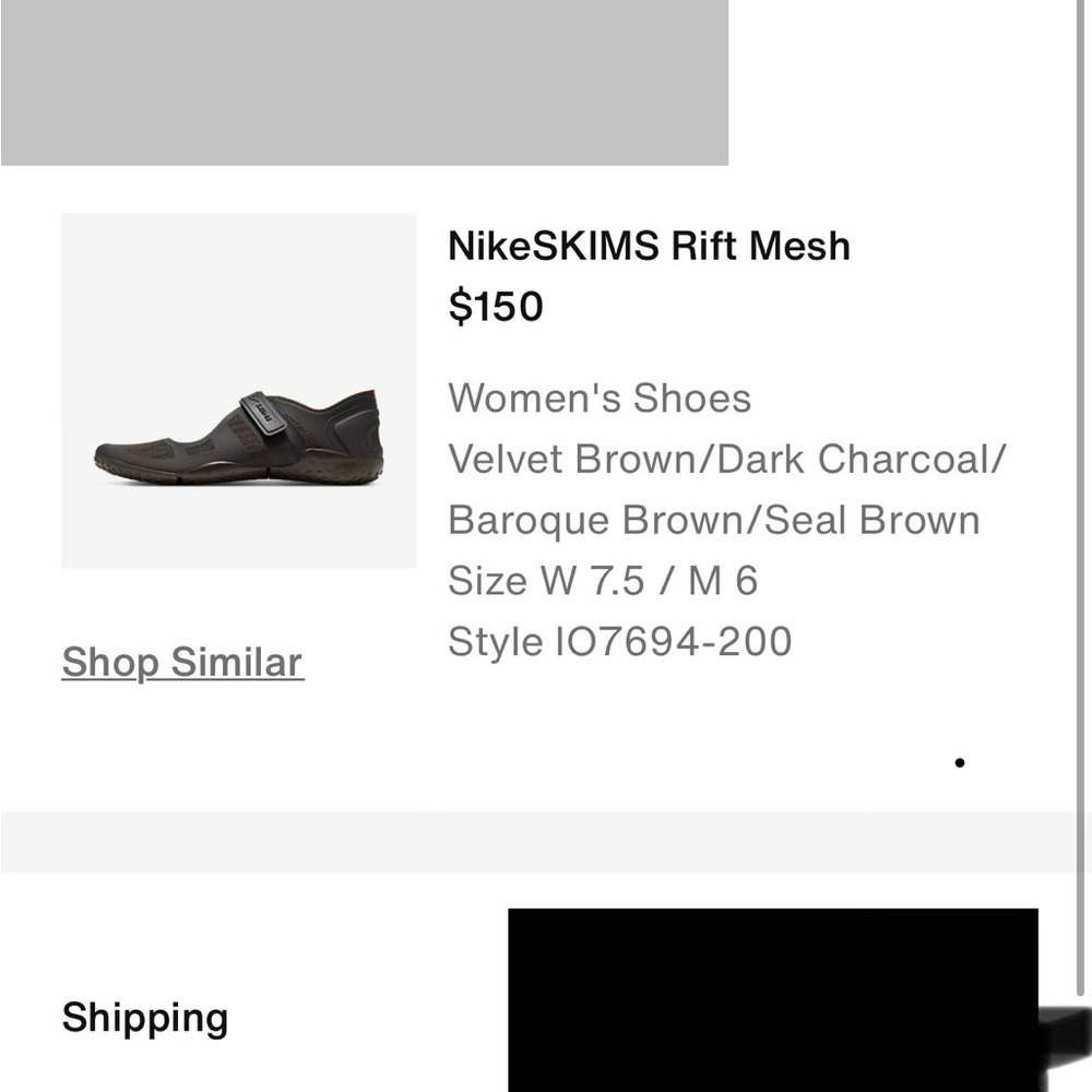 SKIMS Women’s Athletic Mesh Shoes - Dark Charcoal